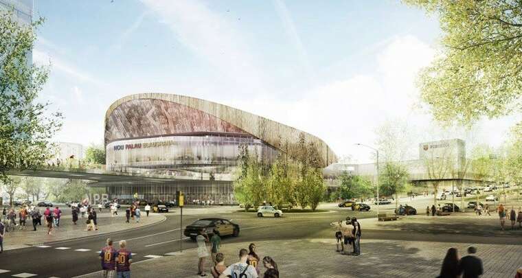 Un projet grandiose pour le nouveau Palau Blaugrana à Barcelone (Espagne)
