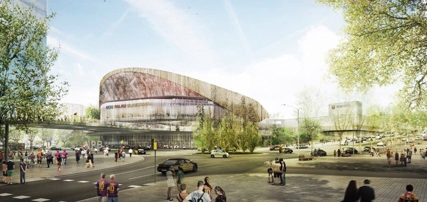 Un projet grandiose pour le nouveau Palau Blaugrana à Barcelone (Espagne)