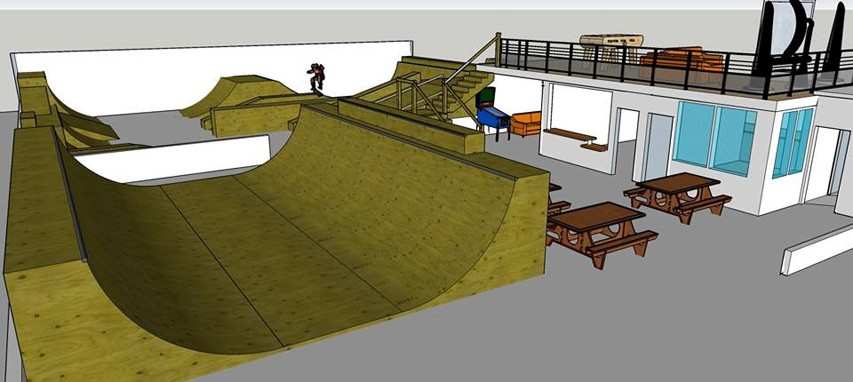 projet skatepark indoor montpellier 2018