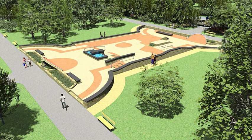 La Tour-De-Peilz : eine Skate Plaza im historischen « Parc Roussy »