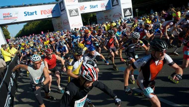 6298 inscrits au marathon roller de Berlin 2013