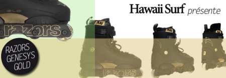 Razors Genesys Gold chez Hawaii Surf!