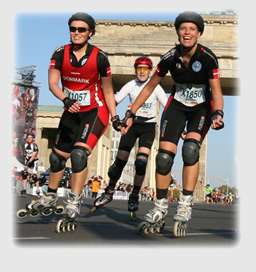 Patineurs loisirs à Berlin