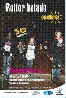Randonnée roller des allumés 2009 à Voisins-le-Bretonneux (78)