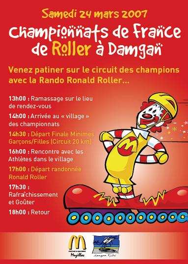 Randonnée roller du Grand Fond 2007 à Damgan (56)