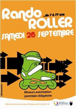 Randonnée roller familiale de septembre 2009 à Melun (77)