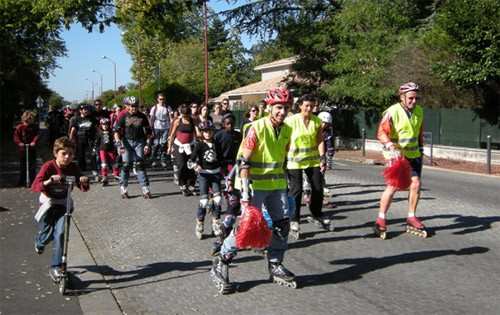 Randonnée roller Pompom 2012 à Mérignac (33)