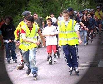 Randonnée roller 2006 à Orcet (63)