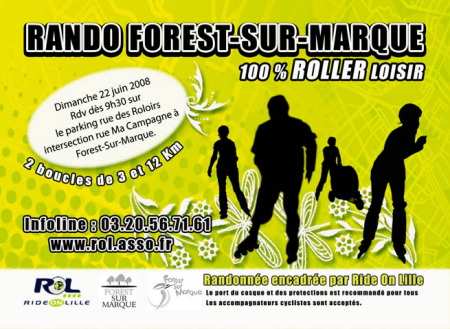 Randonnée roller 2008 à Forest-sur-Marque (59)