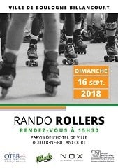 Randonnée Roller 2018 à Boulogne-Billancourt (92)
