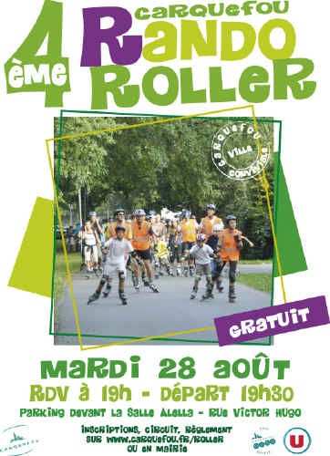 4ème édition de la Rando roller de Carquefou (44)