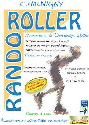 Randonnée roller 2006 à Chauvigny (86)