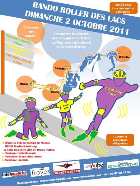 rando roller des lacs 2 octobre 2011