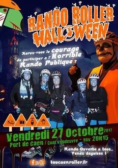 Randonnée roller Halloween 2017 à Caen (14)
