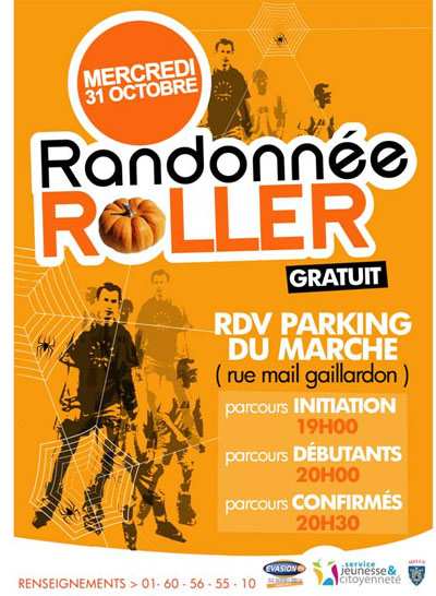 Randonnée Roller Halloween 2007 à Melun (77)