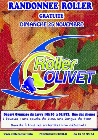 Randonnée roller à Olivet (45)