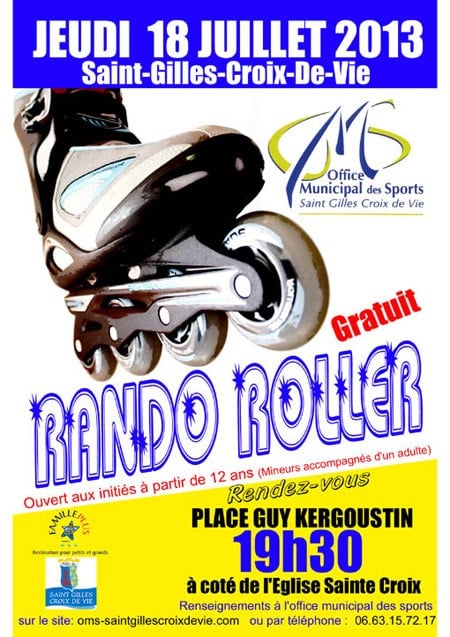 Rando roller de Saint-Gilles-Croix-de-Vie (85)