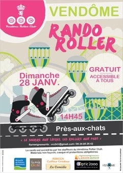 Randonnée roller à Vendôme (41)