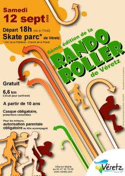 Randonnée roller 2009 à Véretz (37)