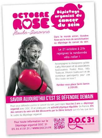 Randonnée roller Défis Octobre Rose 2011 à Toulouse (31)