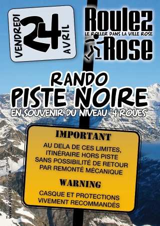 Randonnée roller piste noire 2009 à Toulouse (31)