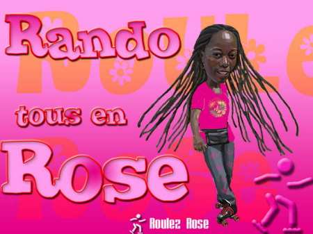 Randonnée roller Tous en Rose 2008 à Toulouse (31)