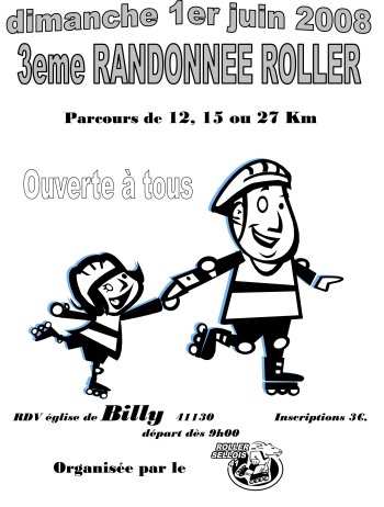 Randonnée roller 2008 dans le Loir-et-Cher (41)