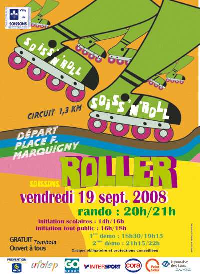 Randonnée roller 2008 à Soissons (02)