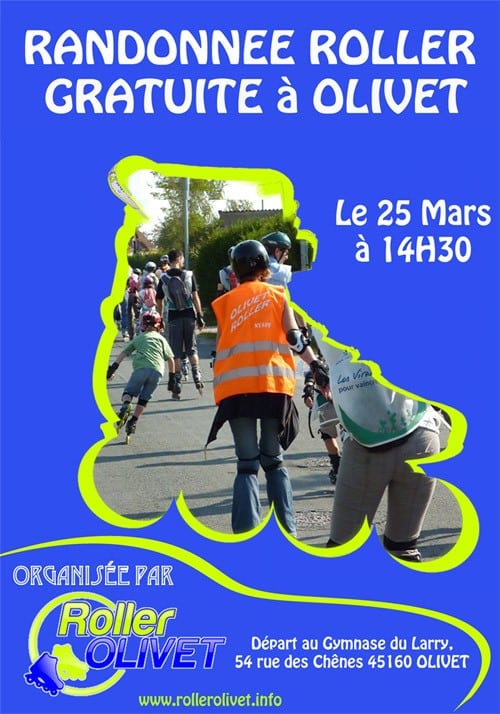 Randonnée roller du printemps 2018 à Olivet (45)