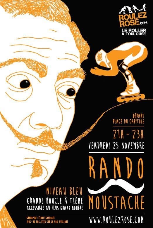 Rando roller à moustache 2016 à Toulouse (31)