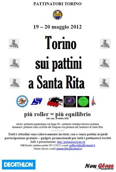 Randonnée roller 2012 de 40 km à Santa Rita (Italie)