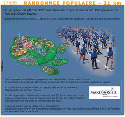 Rando Val d’Europe à Disneyland Paris