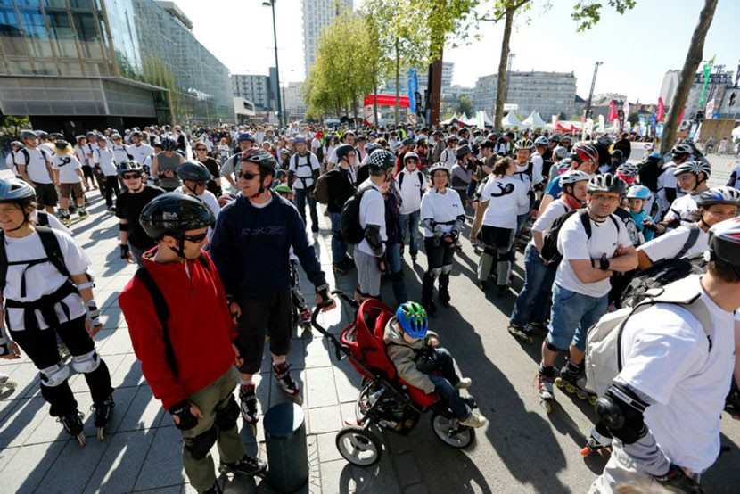 Beau succès pour les randonnées de Rennes sur Roulettes