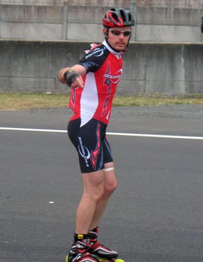 Les 24 Heures du Mans roller en solo de Yu