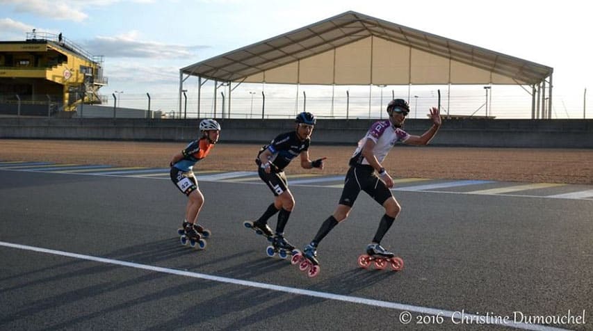 Antoine Lesavre aux 24H du Mans Roller 2016 Antoine Lesavre aux 24H du Mans Roller 2016