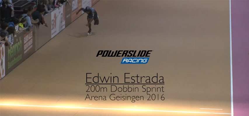 Edwin Estrada fait tomber le record de la piste de Geisingen sur 200 m
