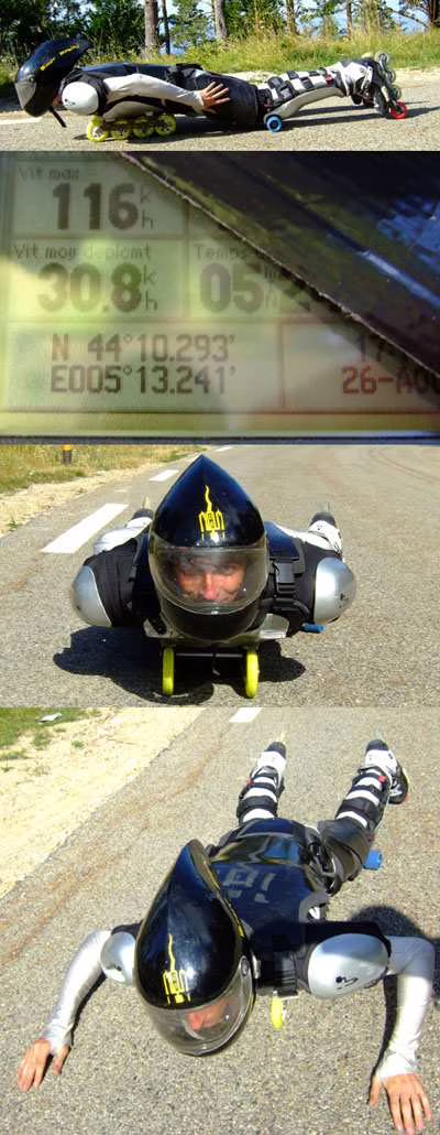 Buggy Rollin à 116 km/h dans le Ventoux