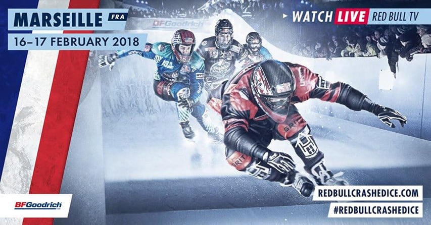 3ème manche du Redbull Crashed Ice 2018 à Marseille (France)
