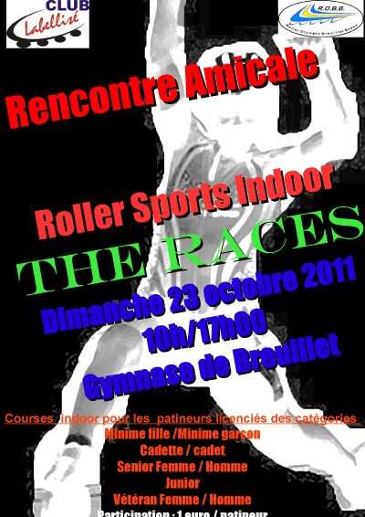 Rencontre amicale de roller de vitesse 2011 à Breuillet (91)