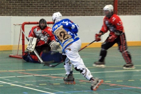Rencontre de Moreuil et Rouen - Finale N1 roller hockey