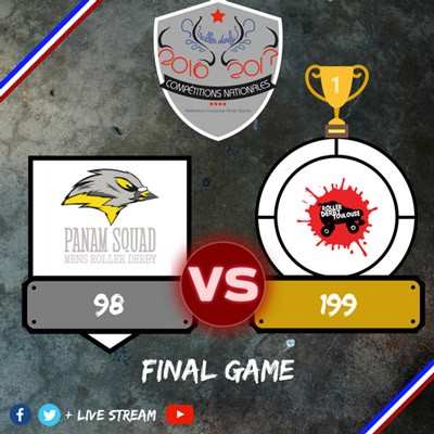 Résultats de la Coupe de France de roller derby masculine 2017 à Toulouse (31)