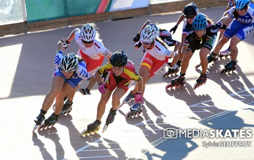 Championnat d&rsquo;Europe Roller course 2017 : résultats des courses à points sur piste