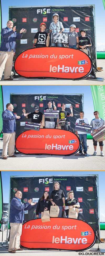 Résultats roller du FISE Experience 2012 au Havre (76)