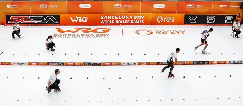 resultats speed slalom world roller games 2019