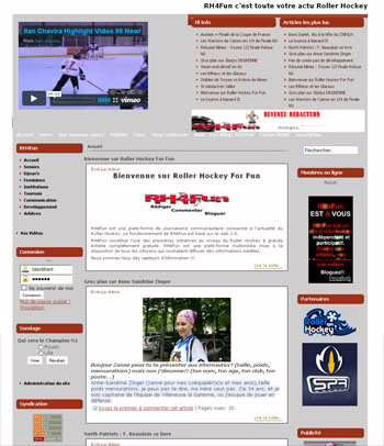 Web : un nouveau site dédié au roller-hockey