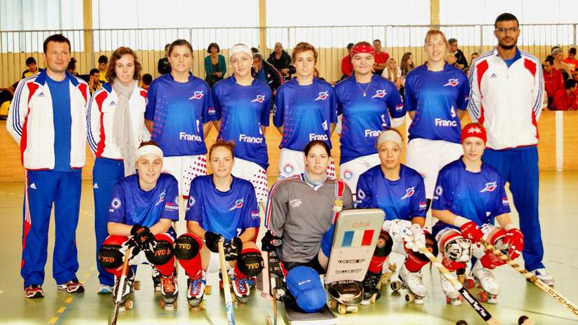 L'équipe de France féminine de rink hockey 2012