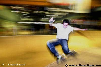 Jean-François en SweatStance au risc 2006