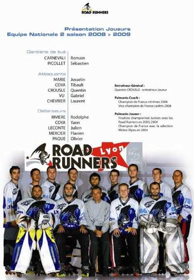 N2 : Road Runners Lyon bat Roller City Knights