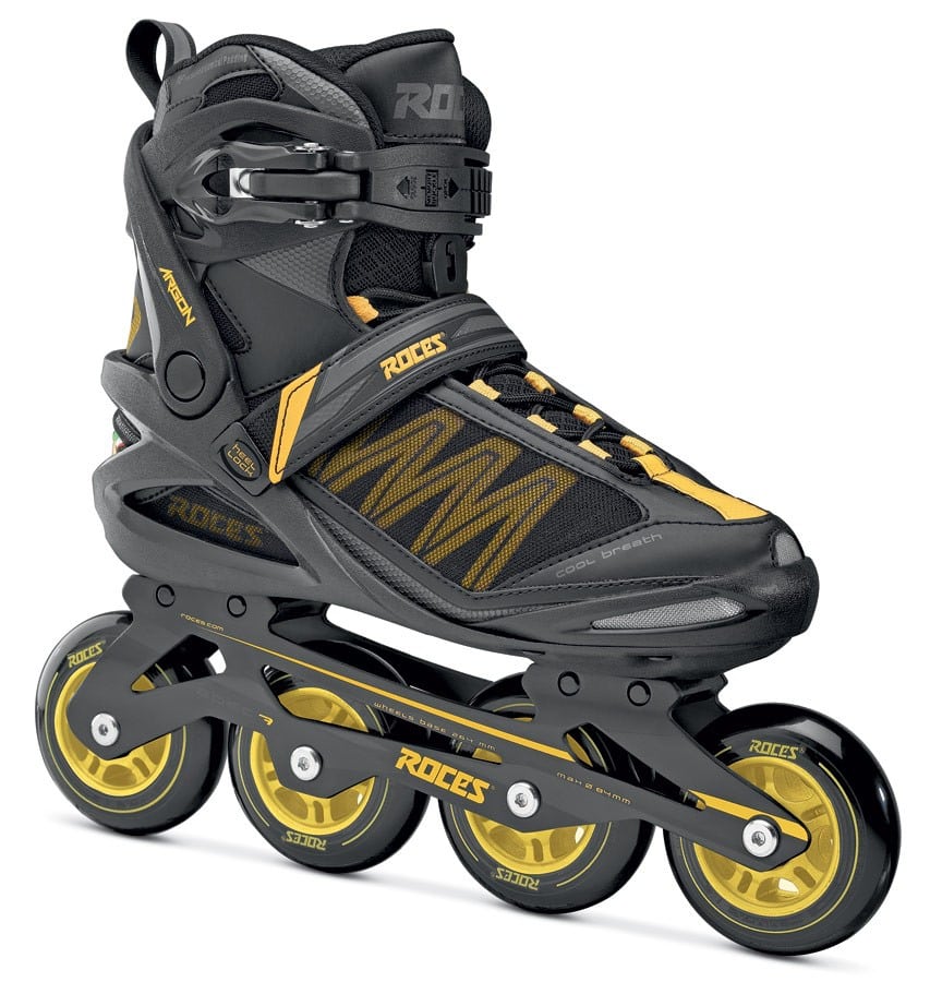 Roces Argon noir/jaune 2017 (fr)