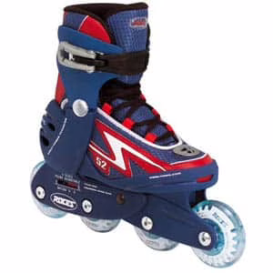 Roces Flash 1.0 lacets bleu – rouge 2005 (fr)